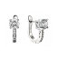 Pendientes plata zirconia Brizzling 023